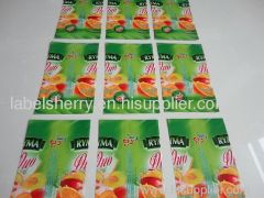 Wine PVC Shrink Label / drinking label/beer label