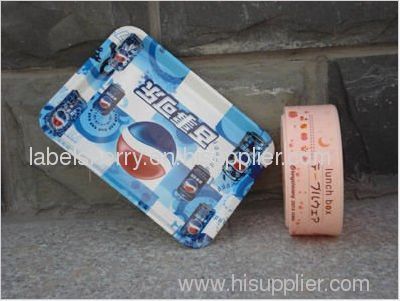 in mould label (packaging label) packing label