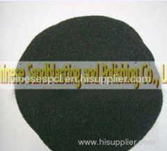 Black fused alumina for marble polishing