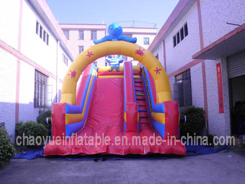 Ocean inflatable slide