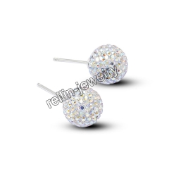 crystal ball studs swaroviki crystal studs