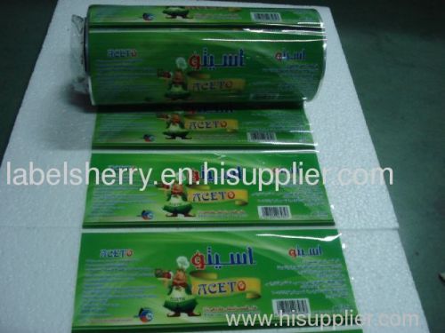 BOPP Shrink Label of Packaging Label or Packing Label