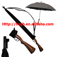 High Quality Newest Novelty Gifts Black Rifle Umbrella