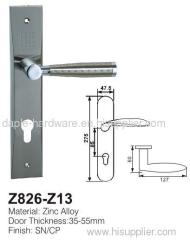 Zinc Handle with Plate