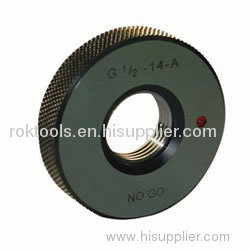 Straight Pipe Thread Ring Gages with Ham Thread Sealing