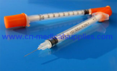 China U100 insulin syringes