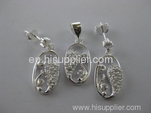 925 sterling silver jewelry set