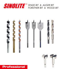 Wood working brad point drill spade drill auger bits