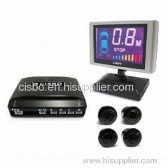 Wireless Parking Sensor with Color LCD Screen and 12V DC Rated Voltage