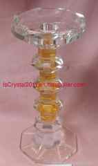 Crystal candle holder