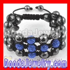 Swarovski Crystal Shamballa Cross Bracelet