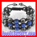 Swarovski Crystal Shamballa Cross Bracelet