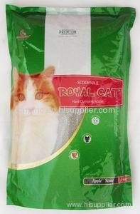 cat litter (apple scent, bag)