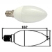 C37 2W Ceramic LED candle bulb