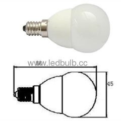 C45 2W Ceramic LED Global Bulb Light