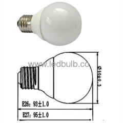 G60 3W Ceramic LED Global Bulb Light