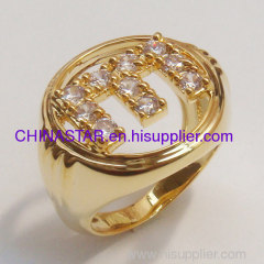 Wholsale Initail finger ring