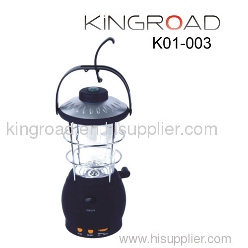 camping lantern with radio