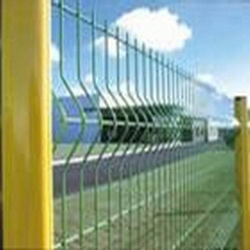 PVC coated wire mesh fence panels