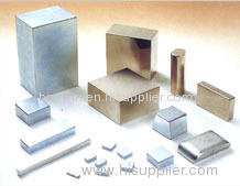 Block rare earth NdFeb magnets