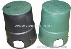 Plastic irrigation valve box