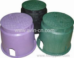 Plastic irrigation valve box