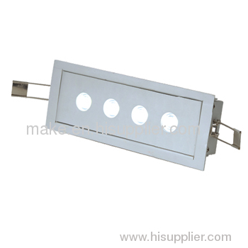 4X3W Recessed LED Ceiling Light