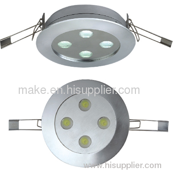 4X3W Recessed rounded LED Ceiling Light