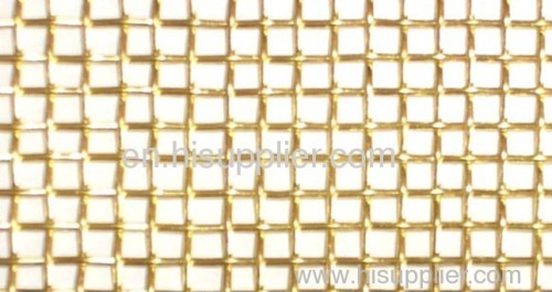 woven brass wire mesh