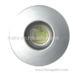1X1W Recessed Rounded LED Ceiling light