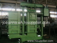 two chamber textile baler machine