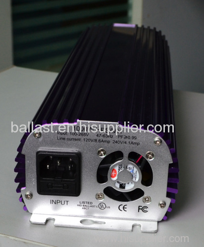 1000W Electronic Ballast for HPS/MH lamp With Fan
