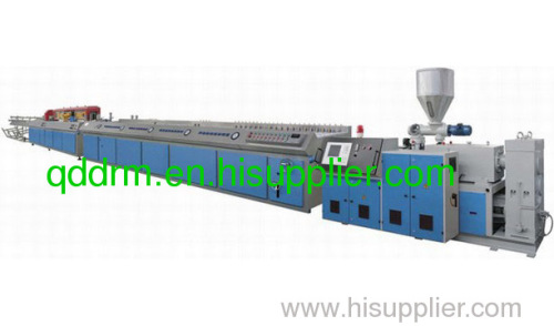 PE/PP/PVC profile extrusion line/ABS profle production unit