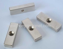 block NDFEB magnet with hole