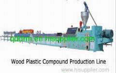 WPC profile extrusion line