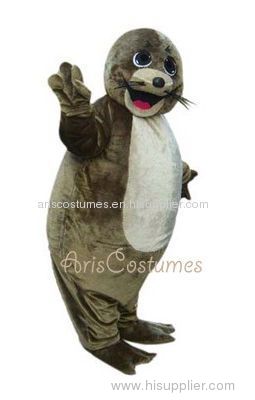 sea lion mascot costume, sports mascot, high school mascot