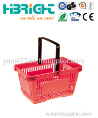 Plastic shopping basket