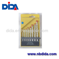 8pcs Zinc coated Masonry Drill Bits Set