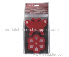 Cookie Cutters Set Flower and Butterfly Design