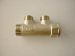 Brass 3-ways manifolds