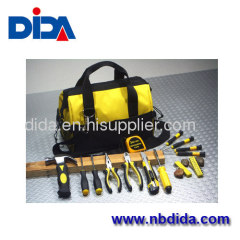 Basic home diy tools with yellow bag