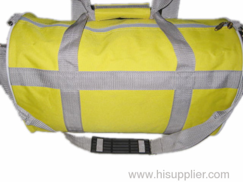 Yellow travel bag