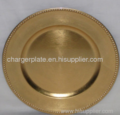 plastic charger plate