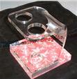 Acrylic bending transparent cosmetic display stand
