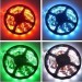 3- chips Single Color SMD 5050 LED Flex Strip Light