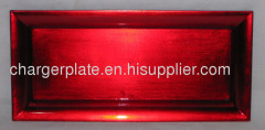 Plastic candle holder/plastic plate