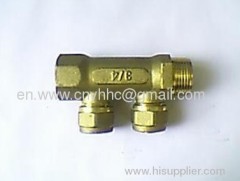 Brass 2-way Manifold