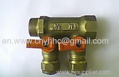 brass manifold for water system