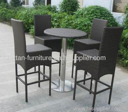 High Quality garden furniture rattan bar set