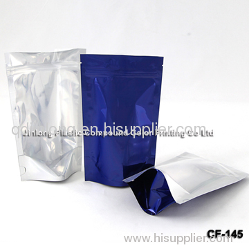 250g coffee bag with zipper and clear window